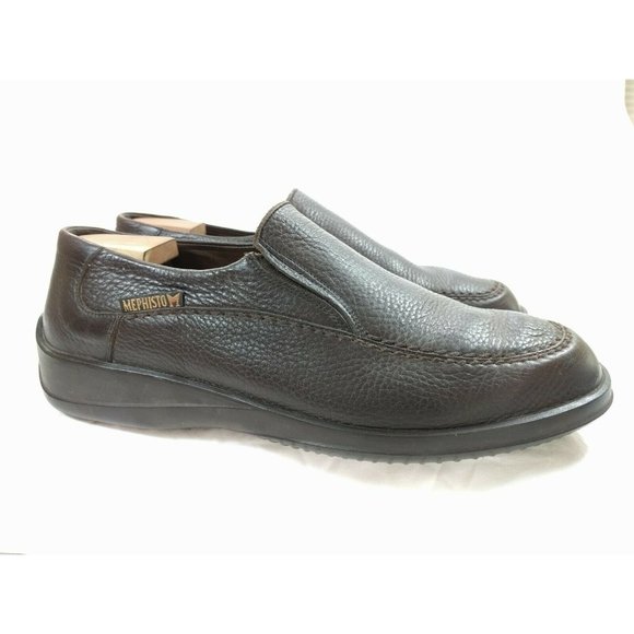 Mephisto Mens Air Jet Brown Pebble Loafers 10 main image 5